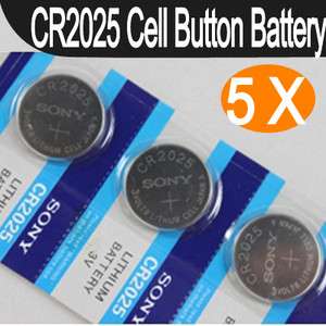 CR2025 Lithium Button Cell Coin 3V Battery SONY  