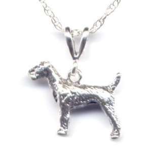   16 Airedale Chain Necklace Sterling Silver Jewelry 