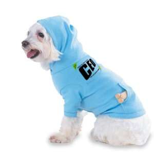   CEO Hooded (Hoody) T Shirt with pocket for your Dog or Cat MEDIUM Lt