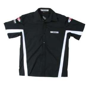  Suzuki 2X Black/White Staff Pit Shirt 