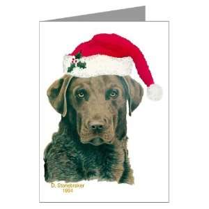 Chesapeake Bay Retriever Christmas Greeting Cards Dogs Greeting Cards 