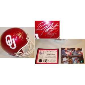 Roy Williams Oklahoma Sooners Autographed Riddell Deluxe Full Size 