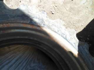 Firestone 15.5 38 Deep Tread Tire on rim  