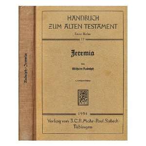    Jeremia / von Wilhelm Rudolph Wilhelm (1891 ?) Rudolph Books