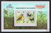 Solomon Is 1997 Birds/Butterflies Christmas SG 902 MNH  
