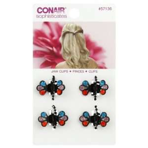  Conair Sophisticates Jaw Clips, 4 ct. Health & Personal 
