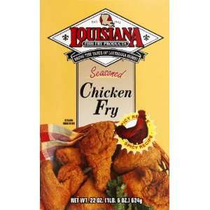 Louisiana Fish Fry, Seasoned Chicken Fry, 22 Ounce Box, 1 pkg.