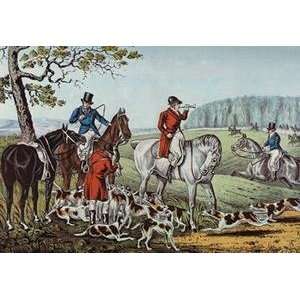  Vintage Art Fox Hunt   04955 3