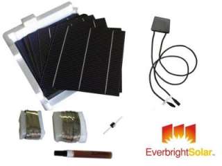 100 Multi 6x6 Solar Cell 3.0w  3.5w DIY Solar Panel Kit w/Wire Flux 