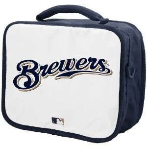   Brewers White Navy Blue Insulated MLB Lunch Box