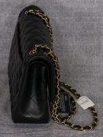 CHANEL BLACK QUILTED MAXI JAMBO FLAP BAG 2011 Collection  