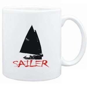  Mug White  Sailer Silhouette Sports