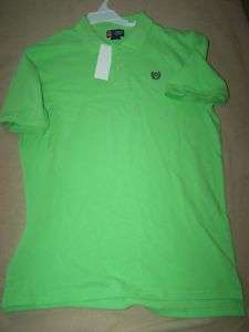 CHAPS boys green short sleeve polo shirt SZ XL18 20 nwt 882925314055 