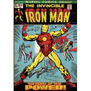  ROOMMATES RMK1662SLG Iron Man Peel and Stick Comic Book 