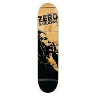 Zero Skateboards Sandoval Burnin Deck  8.0 Sports 