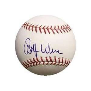  Bobby Wine autographed Baseball