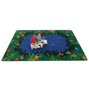   Tropical Night Rectangle Rug by Carpets for Kids