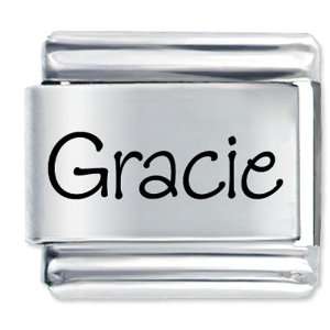  Name Gracie Italian Charm Pugster Jewelry