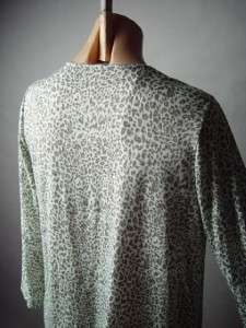 Cheetah Animal Print Draping Cascade Draped Open Front Layer Cover Up 
