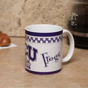 Texas Christian Horned Frogs NCAA 11oz. White Game Day Mug 