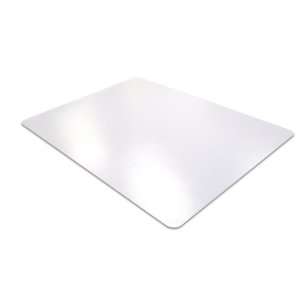  PVC Chair Mat for Medium Pile Carpet up to 3/4 Thick, Clear 