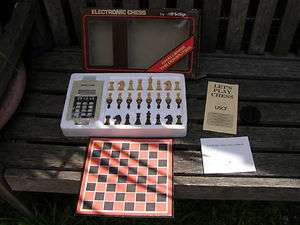   1978 SCISYS ELECTRONIC JUNIOR CHESS SET GAME NEW CNEVER USED ONDITION