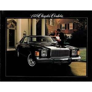  1978 Chrysler Cordoba Original Dealer Sales Brochure 