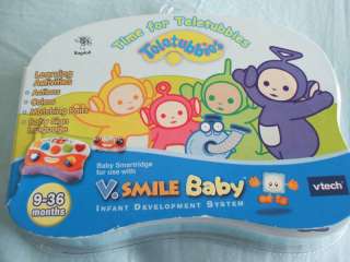 Tech V Smile Baby Time for Teletubbies Smartridge NIP  