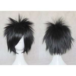   MAX   Anime Costume Party Cosplay Short Curly Wig Black Toys & Games