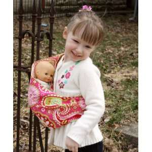  Snuggy Baby Childs Doll Sling Baby Doll Carrier  Pink 