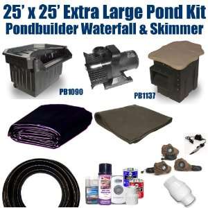   Elite Skimmer & 30 Elite Pondbuilder Waterfall XLP4 Patio, Lawn