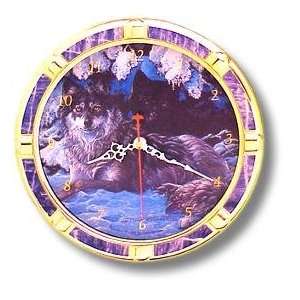  Wolves in the Snow Wildlife Wall Clock SS 96114