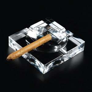  Excelsior 7 Inch Crystal Cigar Ash Tray