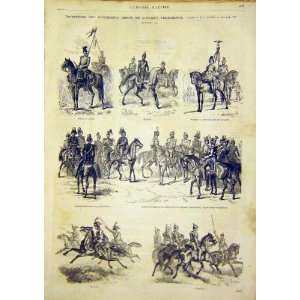  Uniform Military Prussian Army French Print 1866