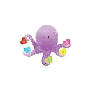  39 Candy Hearts Octopus Sweethearts   Mylar Balloon Foil 