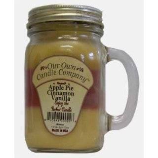 13 oz APPLE PIE CINNAMON VANILLA Scented Jar Candle (Our Own Candle 