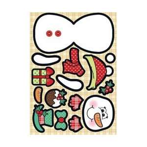   Card 2 Sheet Pack Sidney Snowman; 5 Items/Order Arts, Crafts & Sewing