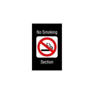  No Smoking Section Sign Insert (02)