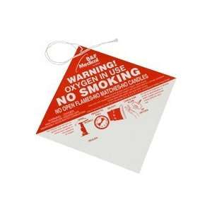  No Smoking Warning Sign (Caution Oxygen) 100/Pk Health 