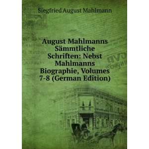   , Volumes 7 8 (German Edition) Siegfried August Mahlmann Books