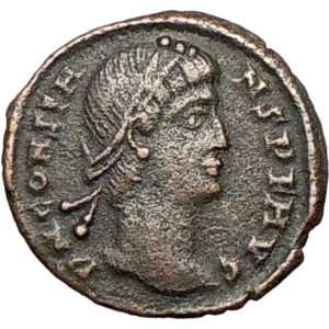  Constans 347AD Authentic Original Ancient Roman Coin 