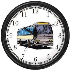  City Municipal Transit Transportation Bus No.1 Wall Clock 