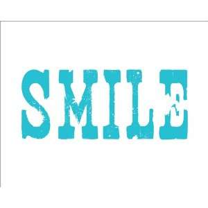  Smile, 8 x 10 archival print (bright blue)