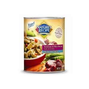   Venison & Rice Recipe Cuts in Gravy Canned Dog Food 12/13.2oz cans