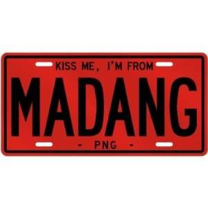   FROM MADANG  PAPUA NEW GUINEA LICENSE PLATE SIGN CITY