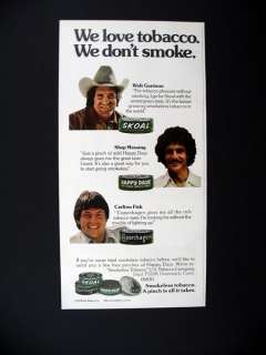 1978 print Ad Skoal Happy Days Copenhagen Tobacco dip  
