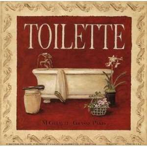 Toilette Charlene Olson. 6.00 inches by 6.00 inches. Best Quality Art 
