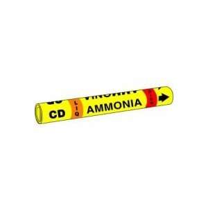 AMMONIA CD LIQ HIGH   IIAR Snap Tite Pipe Markers   IIAR ST OD 6 1/4 