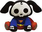 skelanimals dc heroes superman dax the dog 6 mini plush