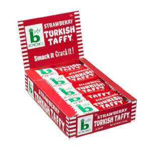 Box Bonomo Turkish Taffy Bars Strawberry Grocery & Gourmet Food